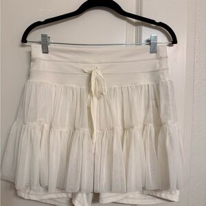 Popflex Pirouette Skort in IVORY
